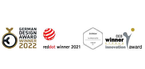 German Design Award - Red Dot Award - Architizer Award - Innovation Award